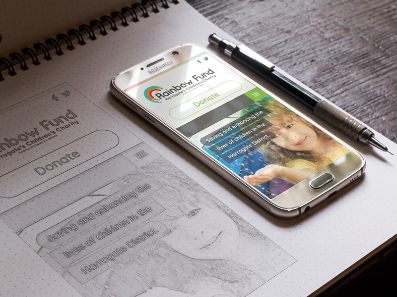 The Rainbow Fund brand concept design